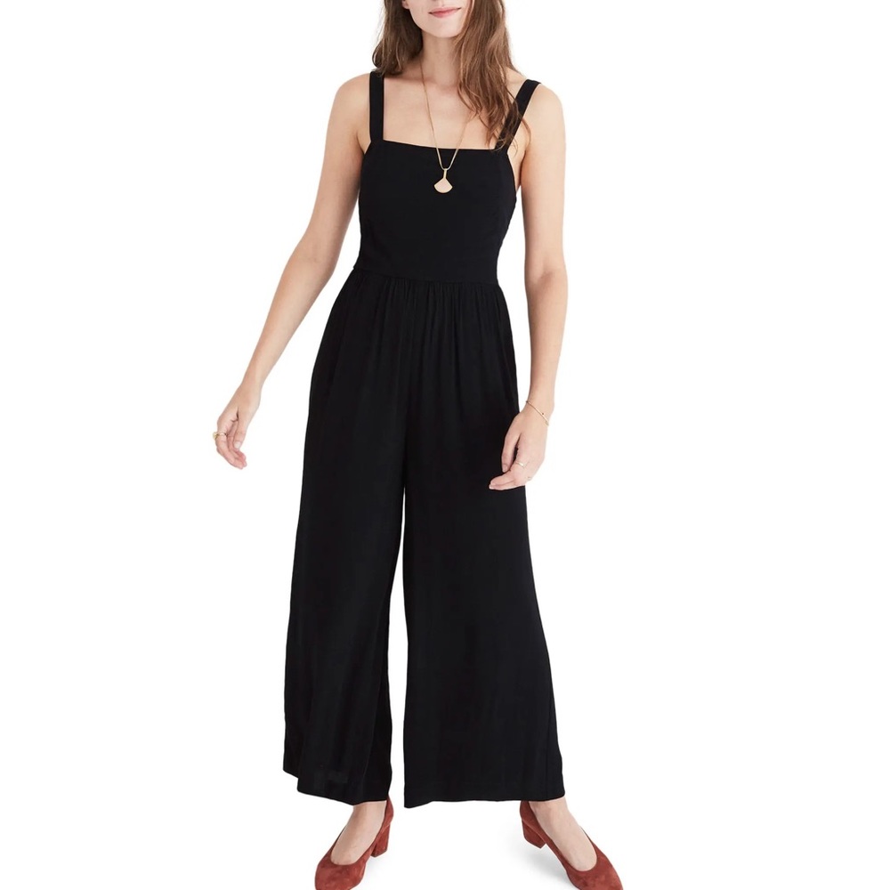Madewell Smoked Crop Jumpsuit